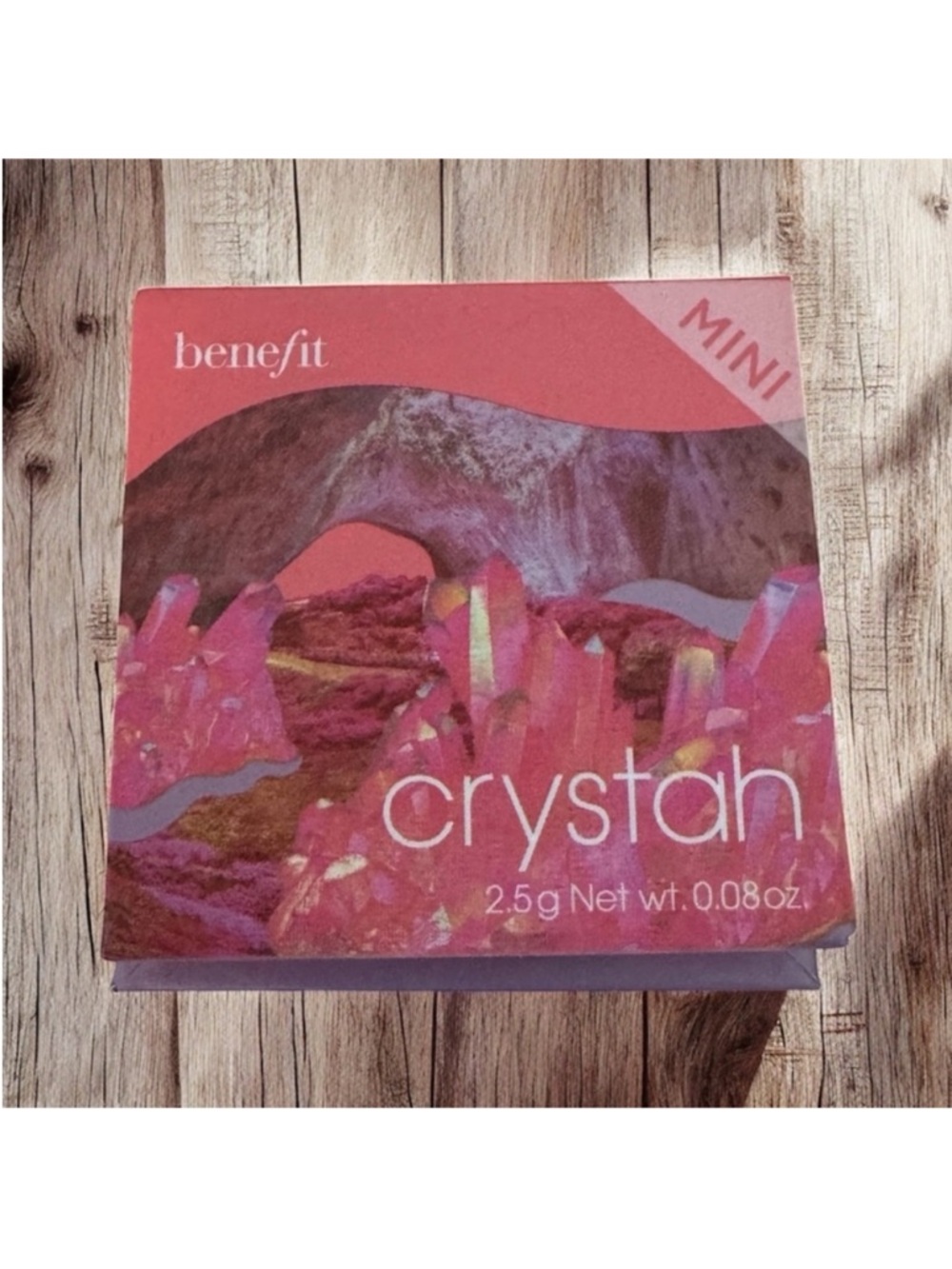 Benefit Mini Crystah Blush Compact - Pink
